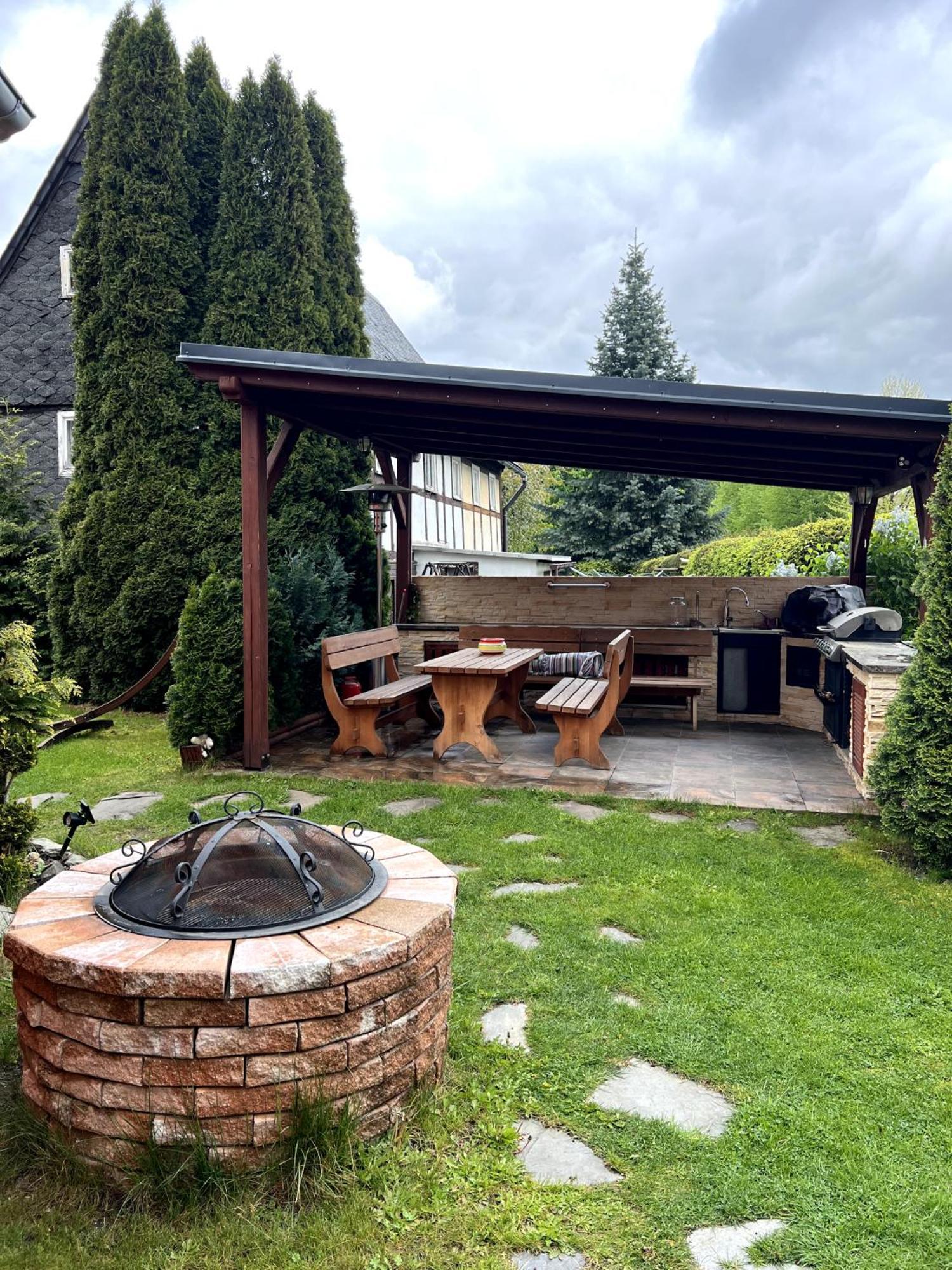 Haus Mit Pool Grossschoenau Exterior photo